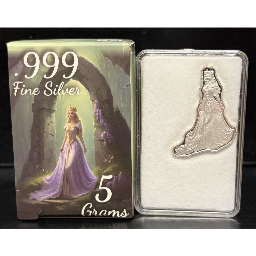 Pan Silver 5g .999 Silver Princess - LTD # 871 / 3000 - Open Box